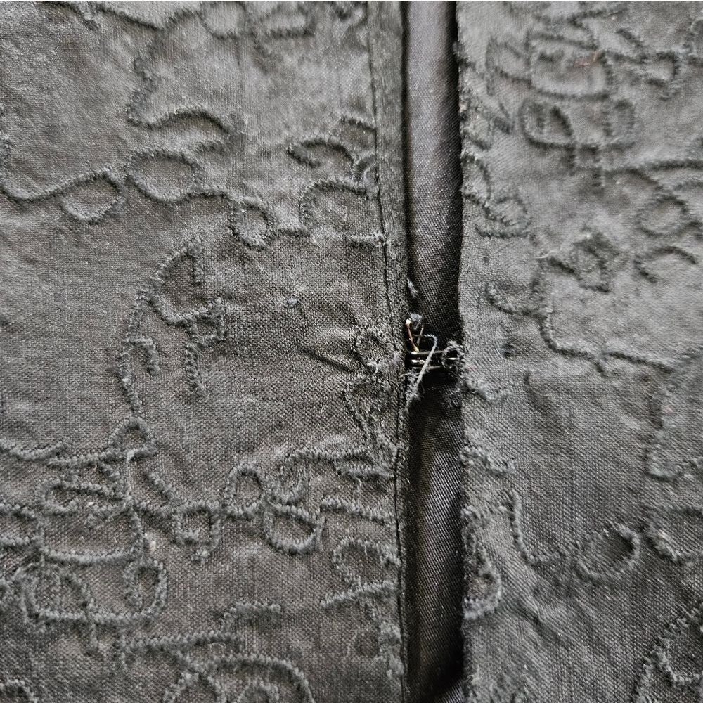Eileen Fisher 100% Silk Textured Minimalist High Collar Dress Blazer Jacket L - Picture 3 of 8